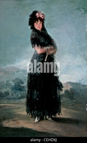 Mariana Waldstein par Francisco Goya y Lucientes espagne espagnol 1810 Musée de peinture Banque D'Images