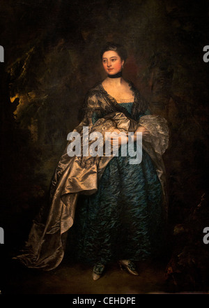 Lady Alston 1760-65 de Thomas Gainsborough 1727 1788 English British Angleterre Royaume-Uni Banque D'Images