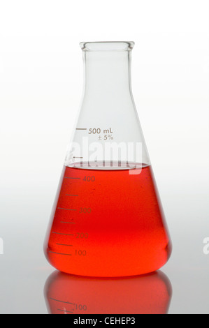 Le verre de laboratoire science lab Banque D'Images