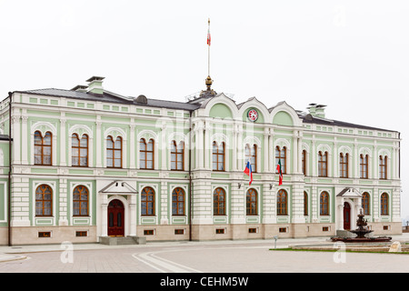 Résidence du Président de la République du Tatarstan (l'ancien palais du gouverneur) de la ville de Kazan, Tatarstan, Russie Banque D'Images