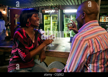 Moyos à Ushaka Pier,RESTAURANT,Durban KwaZulu-Natal. Banque D'Images