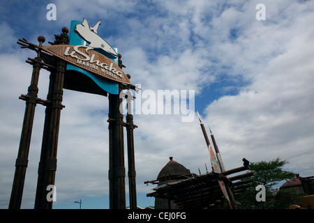 Ushaka Marine World et Florida Road,Durban KwaZulu-Natal. Banque D'Images