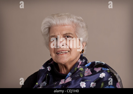 Senior lady portrait. Banque D'Images