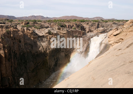 Augrabies Falls,rivière d'Augrabies, Parc National d'Augrabies, Liège Banque D'Images