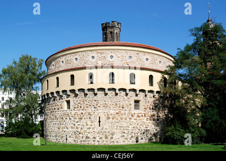 Ancien bastion Kaisertrutz dans le centre de Görlitz. Banque D'Images