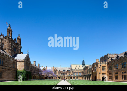 Quadrilatère principal de l'Université de Sydney, Sydney, Australie Banque D'Images