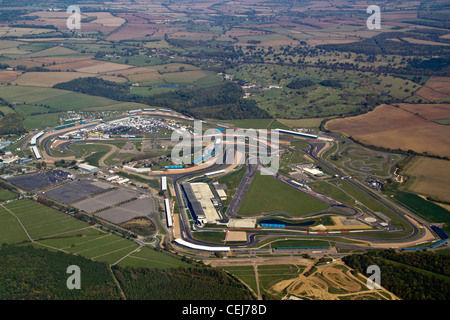 Silverstone à partir de l'air. Banque D'Images