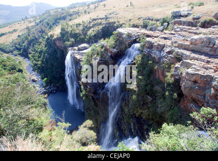 Chutes de Lisbonne près de Graskop,Mpumalanga Banque D'Images