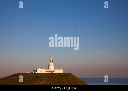 Pays de Galles, Pembrokeshire, Ynys, Meicel Stumble Head Lighthouse Banque D'Images