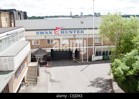 Wallsend Newcastle - Swan Hunter Banque D'Images