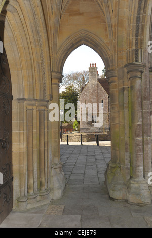 Romsey Hampshire. Un joli marché anglais ville avec une abbaye historique. Banque D'Images