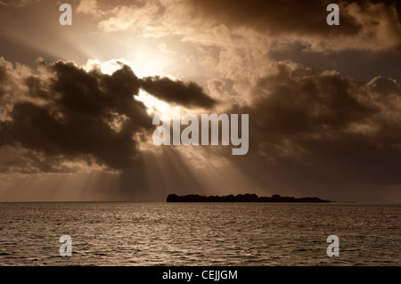 Plus de rayons de soleil les Florida Keys, Florida, USA Banque D'Images