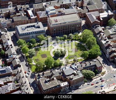 Image aérienne de Park Square, Leeds Banque D'Images