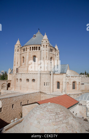 Dormition Abbey ('s'endormir' Virgin) église abbatiale bénédictine allemande construit emplacement traditionnel Virgin's home abbaye de mort Banque D'Images