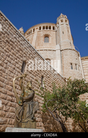 Dormition Abbey ('s'endormir' Virgin) église abbatiale bénédictine allemande construit emplacement traditionnel Virgin's home abbaye de mort Banque D'Images