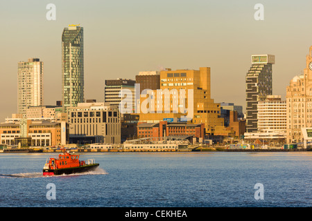 Le bateau-pilote de Liverpool Banque D'Images