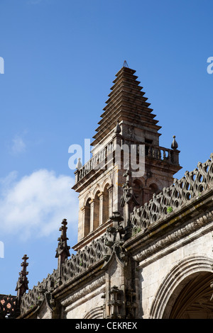 L'Espagne, Santiago de Compostelle, Cathédrale de Saint Jacques de Compostelle, Tour Banque D'Images