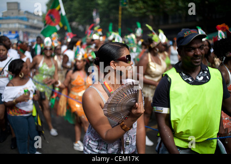 Le carnaval de Notting Hill au nord de Londres Banque D'Images