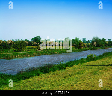 Grand Canal à Istanbul, Co Offaly, Irlande Banque D'Images
