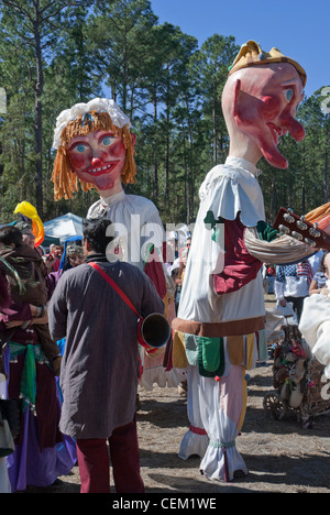 L'Assemblée Hoggetowne Faire médiévale de Gainesville en Floride Banque D'Images