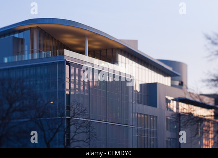 Le Media Lab Extension (bâtiment E14) au MIT, conçu par Fumihiko Maki et Leers Weinzapfel et achevé en 2009. Banque D'Images