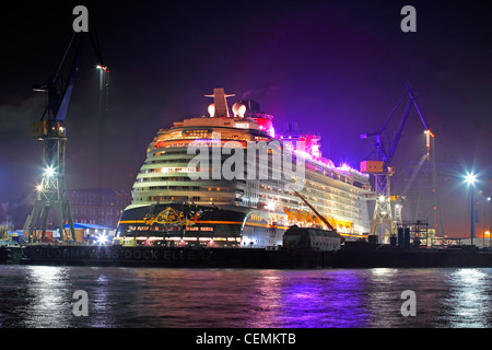 Cruiser liner / Hambourg Banque D'Images