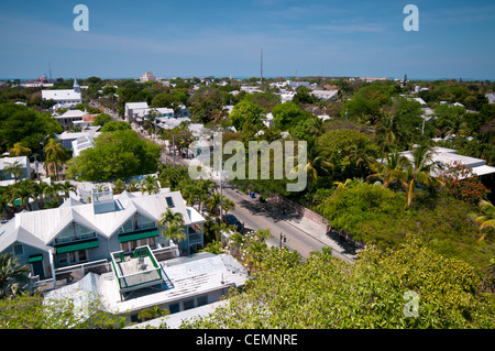 Key West panorama depuis le phare Banque D'Images