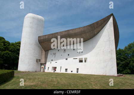 Le Corbusier, Notre Dame du haut, Ronchamp, France Banque D'Images