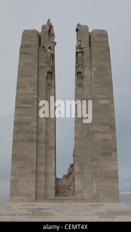 Mémorial canadien de Vimy en France Banque D'Images