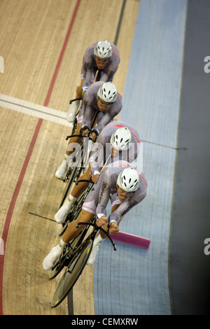 Jack, Borridge Rohan Dennis, Alexander Edmondson, Michael Hepburn d'Australie. Banque D'Images