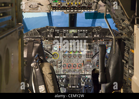 101 Concorde cockpit. Banque D'Images