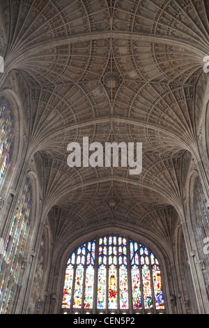 L'Angleterre, Cambridge, Cambridgeshire, King's College Chapel Banque D'Images