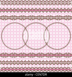 Éléments de design rétro, abstract vector art illustration Banque D'Images