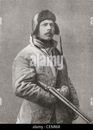 Carsten Egeberg Borchgrevink, 1864 - 1934. Anglo-Norwegian et pionnier de l'explorateur polaire antarctique moderne billet. Banque D'Images