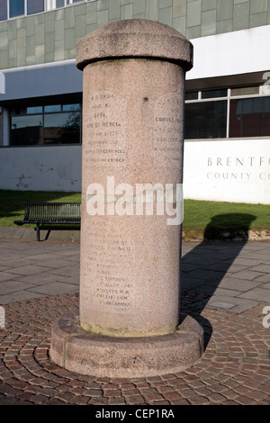 350e anniversaire de la guerre civile anglaise et la bataille de Brentford autour de 12 novembre 1642. Banque D'Images