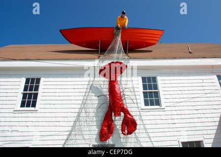 Restaurant le homard sur Cape Cod, Massachusetts Wellfleet Banque D'Images