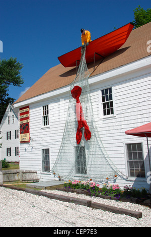 Restaurant le homard sur Cape Cod, Massachusetts Wellfleet Banque D'Images