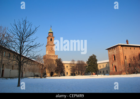 Château de Vigevano Banque D'Images