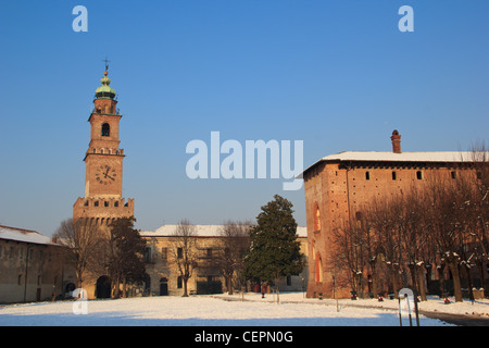 Château de Vigevano Banque D'Images