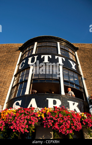 Le Cutty Sark Tavern, une maison de style géorgien construit vers 1795 sur la rive de la Tamise. Banque D'Images