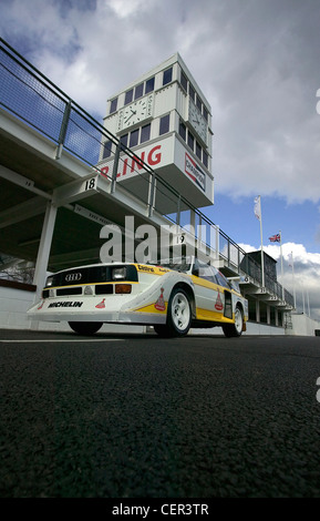 1984 Audi Sport Quattro S1 voiture de rallye. Voiture Groupe B Banque D'Images