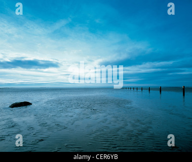 Vue mer à Port Rush. Banque D'Images