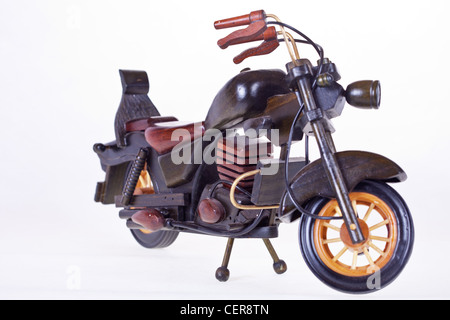 Maquette en bois de moto