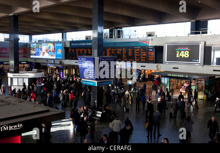 La gare de Euston, Londres est d'être réaménagé Banque D'Images