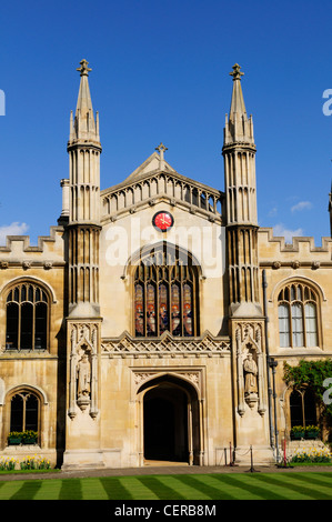 La chapelle de Corpus Christi College, l'un des anciens collèges de l'Université de Cambridge. Banque D'Images