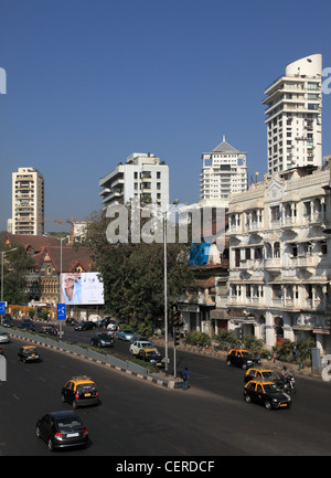 L'Inde, Mumbai, Maharashtra, Seaface Chowpatty, scène de rue, Banque D'Images