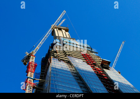 Construction Le Shard London Bridge, également connu sous le nom de l'éclat de verre. L'immeuble doit être achevé en 2012 et sera e Banque D'Images