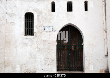 Place de la Kasbah et l'ancienne prison, Tanger, Maroc, Afrique du Nord Banque D'Images