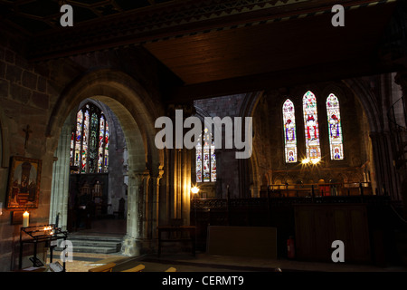 L'église St Mary à Shrewsbury. L'un des (18) images dans la bibliothèque de photographes liés à des aspects de cette belle église anglaise. Banque D'Images