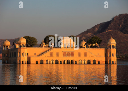 L'Inde, Rajasthan, Jaipur, Jal Mahal, Palais de l'eau, Man Sagar Lake, Banque D'Images